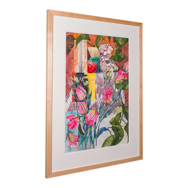 1990's Vintage Abstract Painting For Sale