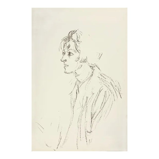 1964 Alberto Giacometti Original Lithograph Dm03148 Derriere Le Miroir For Sale