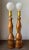 Midcentury Teak Wood Table Lamps - a Pair For Sale - Image 11 of 11