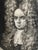 Rococo Antique Dutch Portrait Engraving Print - Grandmillennial Fine Art For Sale - Image 3 of 12
