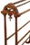 Late 19th Century Antique Victorian Mahogany Towel Rail Stand, 1870 For Sale - Image 5 of 6