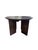 Contemporary Large Teak Wood Table, Espresso Finish, Modern Organic For Sale - Image 3 of 6