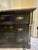 Wood Vintage, Ebonized Wood Commode, Featuring a Marble Top, Three Drawers, Gilded Bronze Mounts, and Gilded Accents on Pilasters, in the Style of Eastlake For Sale - Image 7 of 10