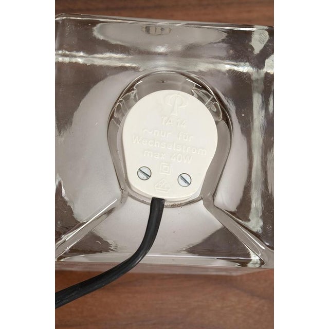 Ice Cube Table Lamp from Peill & Putzer For Sale - Image 6 of 9