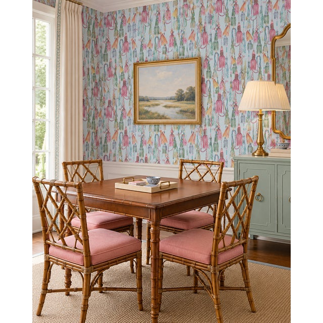 Tassel Trellis is a bold, decorative wallpaper filled with hand-painted watercolor tassels that feel both classic and...