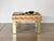 Square Brass and Bamboo Coffee Table, 1970s For Sale - Image 4 of 10