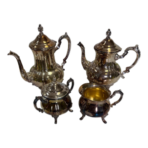 Vintage Towle "Grand Duchess" Silver-Plated Tea & Coffee Service - 4 Pieces