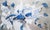 Abstract "Blue Geode" Painting by Arturo Rovirosa For Sale
