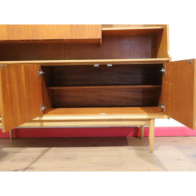 Mid Century Modern Vintage Teak Tall Credenza Sideboard by Austinsuite For Sale - Image 13 of 13