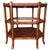 Wood Palm Beach Regency Octagonal 3-Tier Faux Bamboo Side Table With Woven Rattan & Glass For Sale - Image 7 of 10