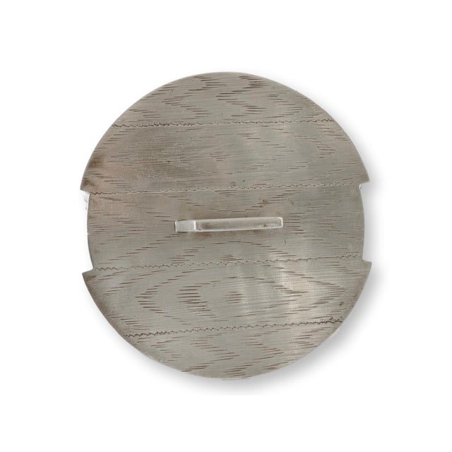 19th Century Silver-Plate Barrel Butter Dish For Sale In Los Angeles - Image 6 of 7