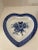 1960s 1960s Vintage Porcelain Hand Painted Heart Shaped Serveware- Set of 2 For Sale - Image 5 of 6