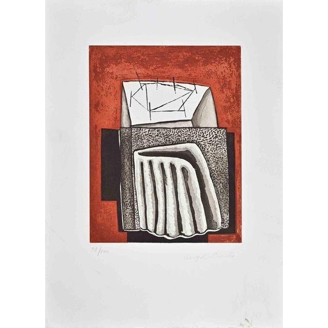 Etching and aquatint on paper realized by Angelo Casciello. Hand signed and numbered. Edition of 100. Very good condition....