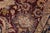 Elegant Floral Pak-Persian Maroon/Blue Wool Rug - 9'1'' X 12'2'' For Sale In New York - Image 6 of 9