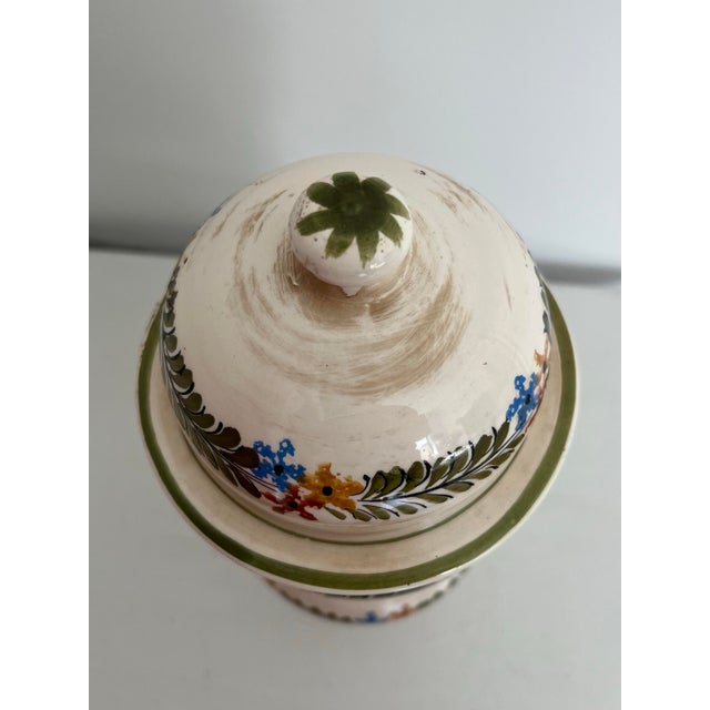 Mid 20th Century Mid-20th Century Italian Hand-Painted Apothecary Jar For Sale - Image 5 of 9