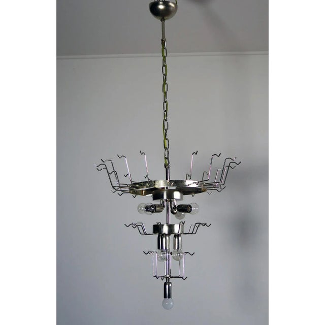 Vintage Italian Murano Glass Chandelier, 1984 For Sale - Image 11 of 12