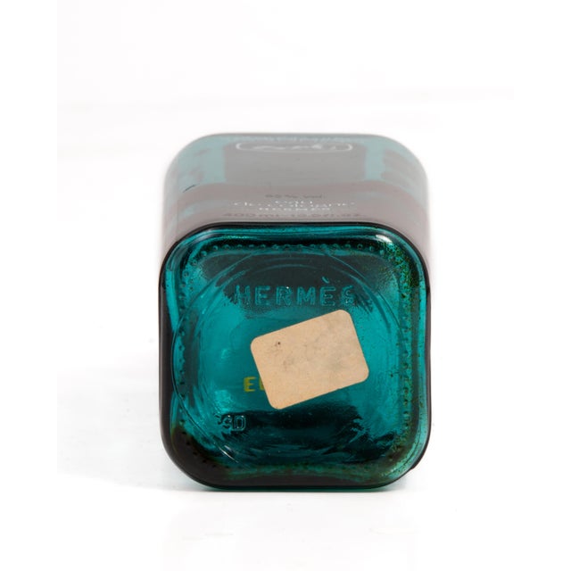 Blue Hermès Eau De Cologne Factice Bottle Empty 1979 For Sale - Image 8 of 10