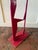 Hard Edge See-Thru Red Steel Sculpture For Sale In Los Angeles - Image 6 of 6