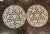 Mid 19th Century Pair of Large Sterling Silver Overlay Coasters For Sale - Image 5 of 5