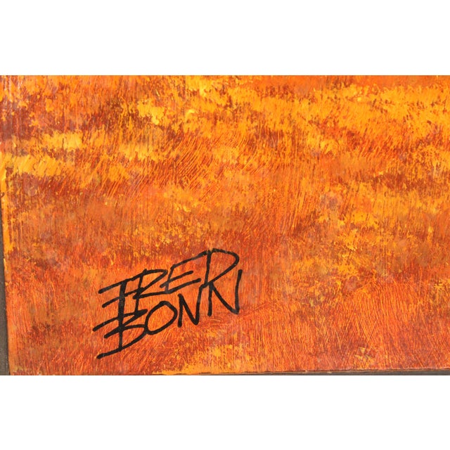 Painting by Fred Bonn (Born 1940) of Aberdeen Texas Sunset For Sale - Image 9 of 11