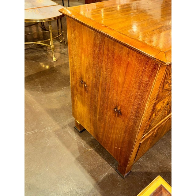 Mid 19th Century 19th C. German Biedermeier Walnut Commode For Sale - Image 5 of 6