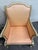 Peach Vintage French Louis XV Style Bergere Lounge Armchairs - Pair For Sale - Image 8 of 11