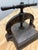 French Black and Gilt Wrought Iron Book Binding Press For Sale - Image 9 of 10