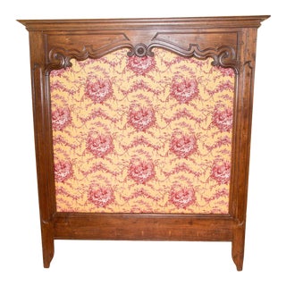 Antique French Oak Headboard For Sale