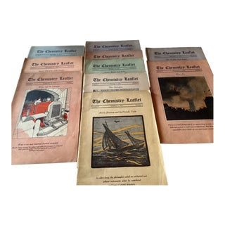 The Chemistry Leaflet, Volume v 1931, Ten Weekly Issues, 32 Pages Per Issue For Sale