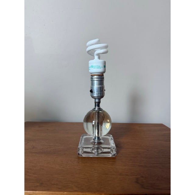 Vintage Mini Lucite Table/Desk Lamp For Sale - Image 4 of 7
