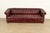 English Hancock & Moore Style English Oxblood Tufted Leather Chesterfield Sofa | Circa 1980s For Sale - Image 3 of 15