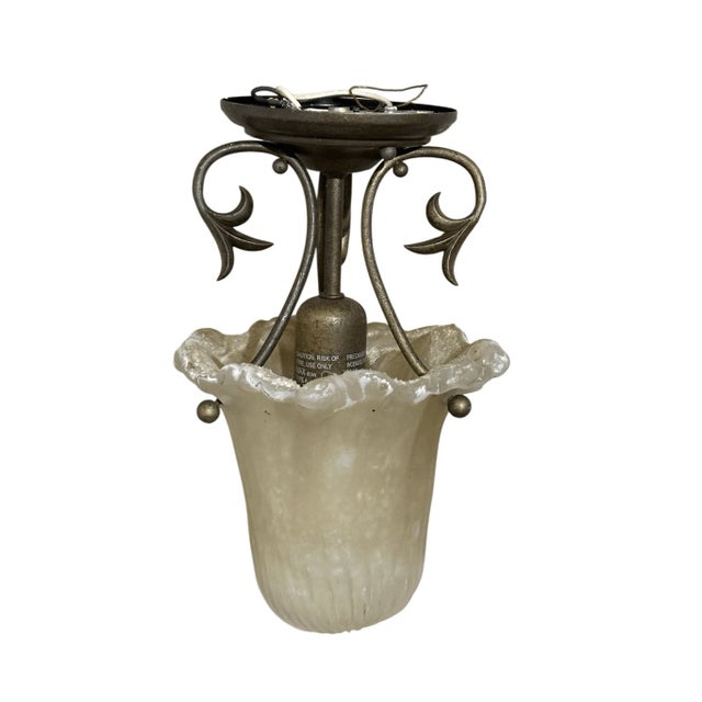 11” tall 6” across Good condition, perfect for a closet or powder room. Enhance your home with the timeless elegance of...