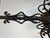 Large 8-light Wrought Iron Chandelier. French Work. Circa 1950 For Sale - Image 9 of 12