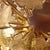 Golden Leaf Pendant Lamp, 1950s For Sale - Image 4 of 5