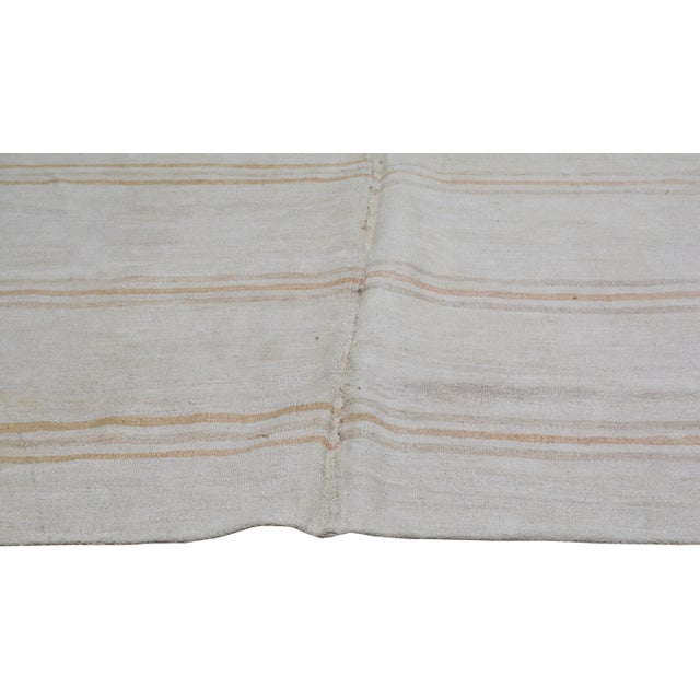 1950s Vintage Turkish Flatweave Hemp Rug, 6'4''x10'7'' For Sale - Image 5 of 6
