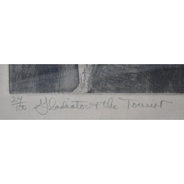 Federico Castellon Original Etching and Aquatint Signed #'D For Sale - Image 4 of 6