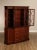 Traditional Henkel Harris Georgian Style Inlaid Mahogany Breakfront Bookcase For Sale - Image 3 of 12