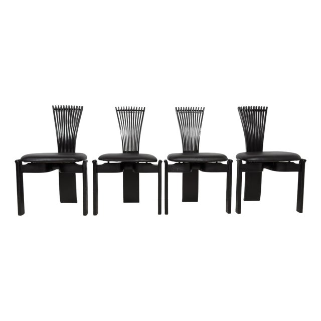 Totem Chairs by Torstein Nilsen for Westsofa, 1980s, Set of 4 For Sale
