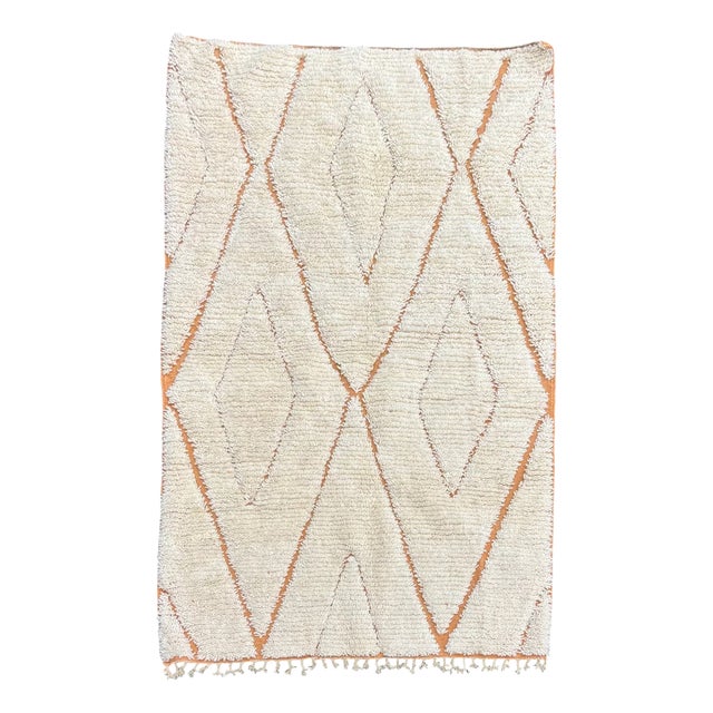 Moroccan Beni Ouarain Wool Rug, 2010s For Sale
