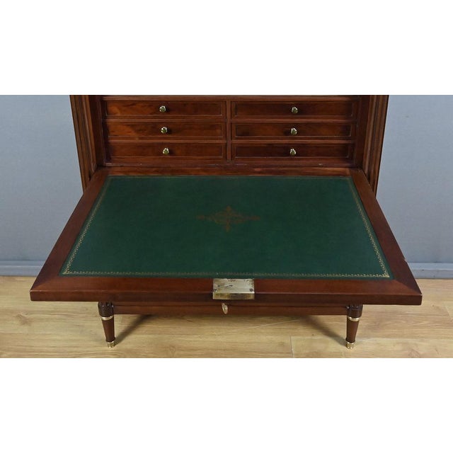 Louis XVI Mahogany Secretary, Late 18th Century For Sale - Image 15 of 18