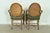 McGuire Hollywood Regency Organic Modern Bamboo and Cane Armchairs, Pair For Sale - Image 13 of 16