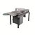 Adjustable Metropol Wood and Metal Desk with Rolling Container and Storage in Off-White from Vitra For Sale - Image 11 of 12