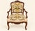 Brown 18th Century Louis XV Cabriolet Armchair in Carved Walnut with Petit Point Tapestry For Sale - Image 8 of 8