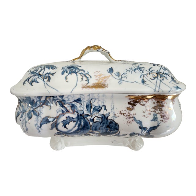 Late Victorian Doulton Burslem "Arundel" Covered Tureen For Sale