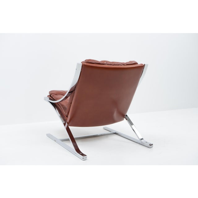 Zeta Armchair by Paul Tuttle for Strässle International, Switzerland, 1970s For Sale - Image 9 of 16
