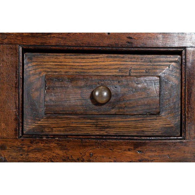 18th Century English Vernacular Oak Dresser Base, 1790s For Sale - Image 15 of 18