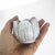 Vintage Carved White Marble Tea Light Candleholder For Sale - Image 9 of 9