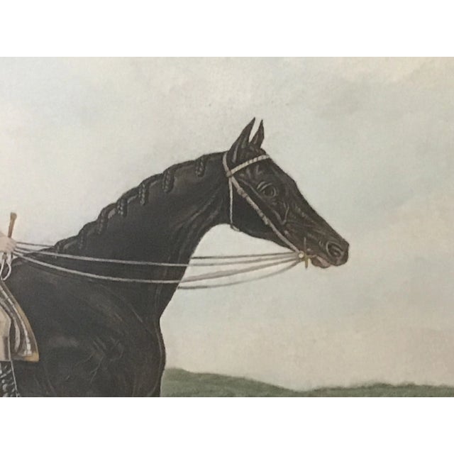 19th Century Equestrian Derby Race Silvio Horse Jockey Engraving Print Art For Sale - Image 9 of 13