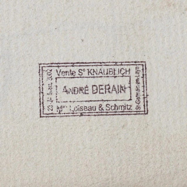 André Derain Andre Derain Female Nude Pencil on Paper Drawing 1935 For Sale - Image 4 of 5