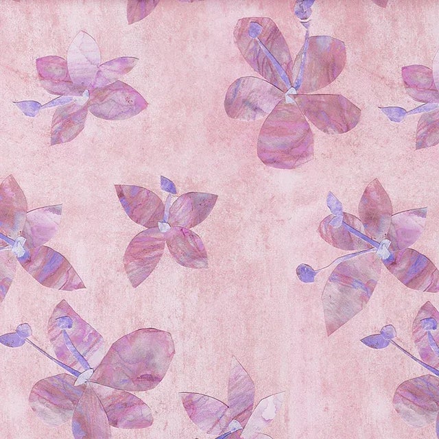 Stevie Howell Passion Flower wallpaper is digitally printed with water-based inks on eco-friendly, clay-coated papers. In...